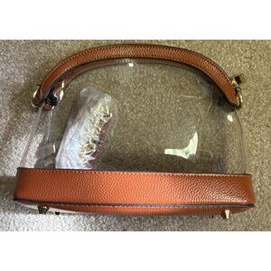 Hoxis Stadium Approved Bag Vegan Leather Trim And Chain